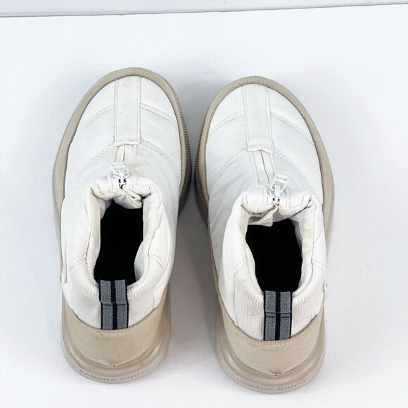 Canada Goose Cypress Puffer Boots Womens Size 6 White Lightweight Warmth - Picture 8 of 16